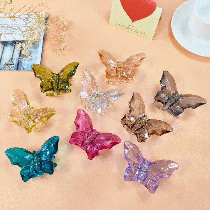 Butterfly clutcher for girls women (Pack of 2, Multicolor)