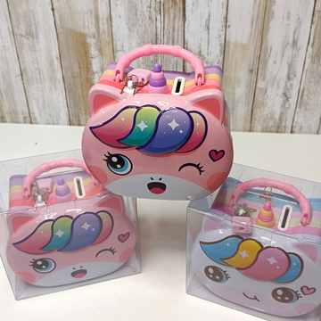 Cute tinplate kitty Money Bank For kids , girls , boys as gifts (Pack of 1)