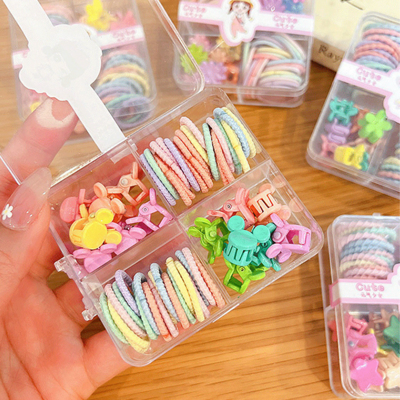 New Sweet Cute Children's Small Hair Rubber Band, Baby Clip Barrettes