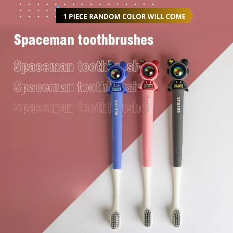 Kids Toothbrush Space Design Extra Microfiber Soft Bristles (1 Piece, random Color)