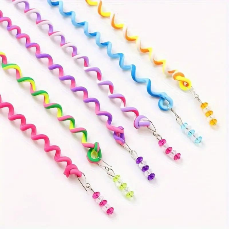 Puchku Hair Diy Accessory Braider Diy Hair Tools Spiral Style Hair Clip (6 Pieces, Multicolor)