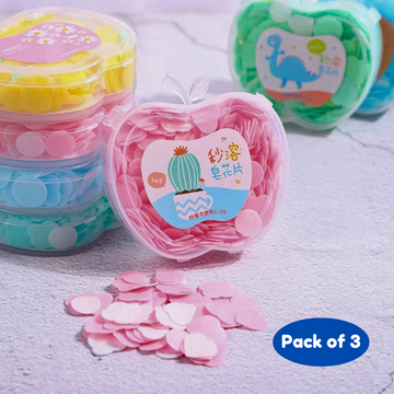 Paper Soap Pack of 3 Multicolor - Puchku.in