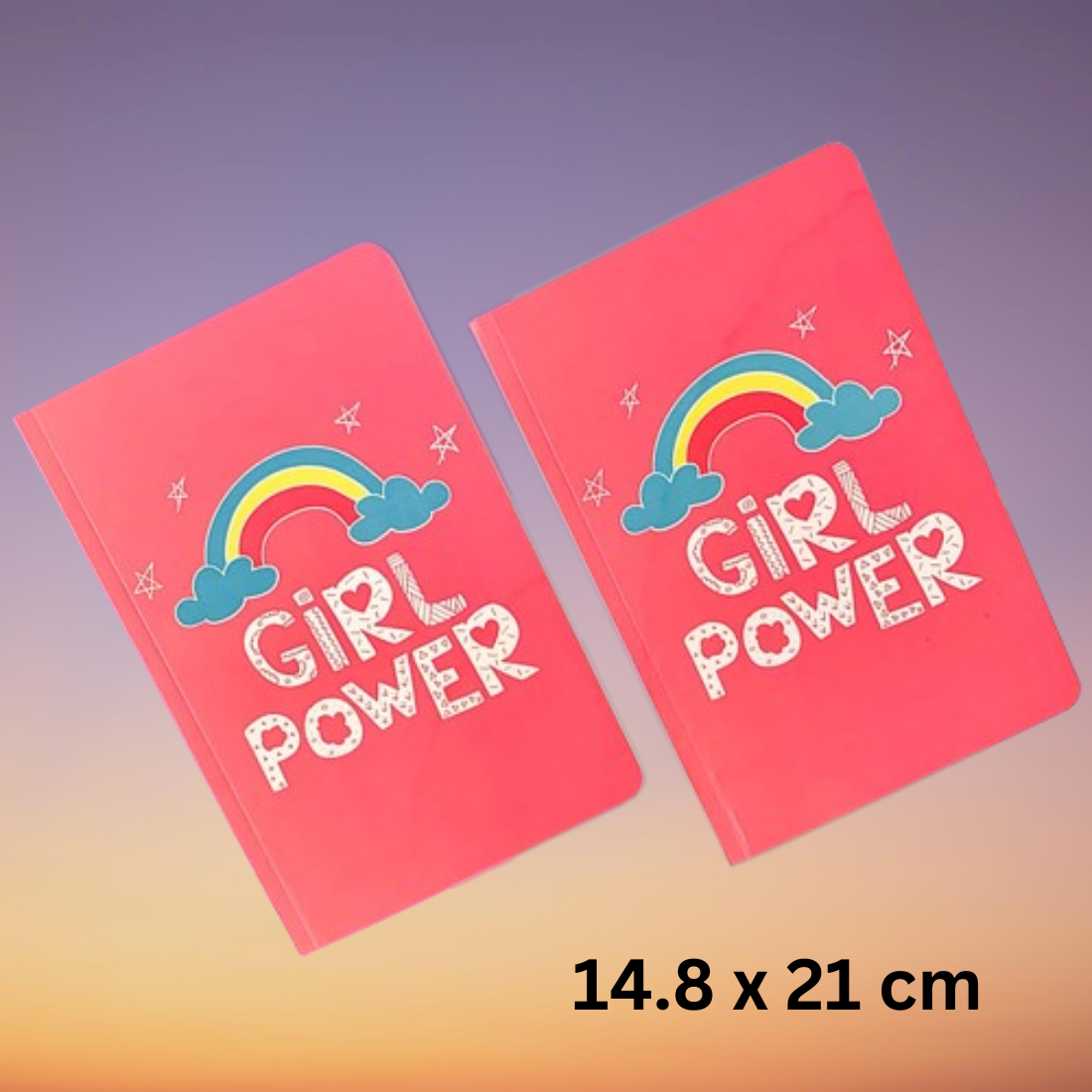 Girl Power Ruled Notebook A5 for kids girls return gifts birthday present (Pack Of 1 , Girl Theme) - Puchku.in