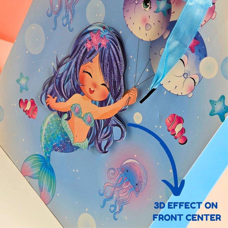 3 D Gift Paper Bag ( Pack of 1, Random Design ) - Puchku.in