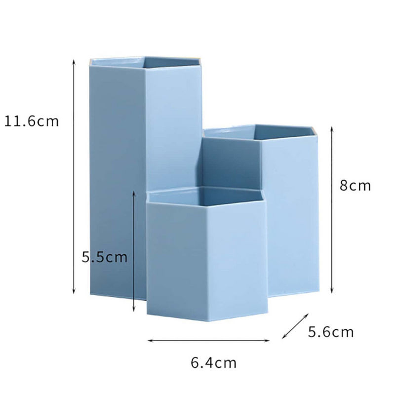 Matte Organizer Stand for stationery , pen, brushes (Pack of 1, Random color) - Puchku.in