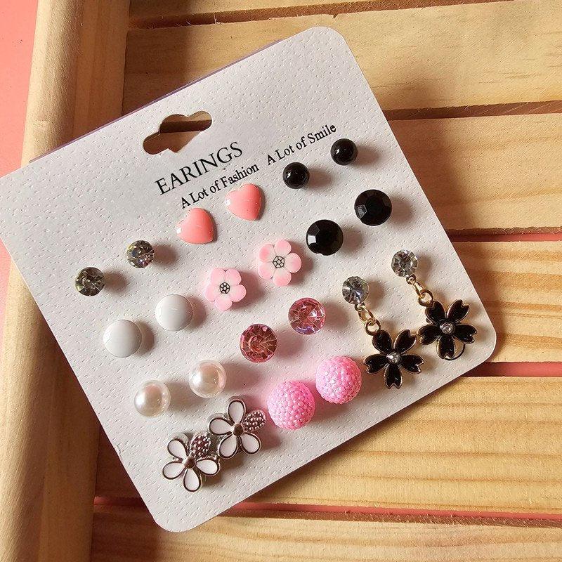 Fashionable earings card for girls kids ( Pack of 1, Multicolor) - Puchku.in