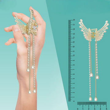 Hair Accessories Hair Butterfly claw clip (Pack of 1, Gold) - Puchku.in