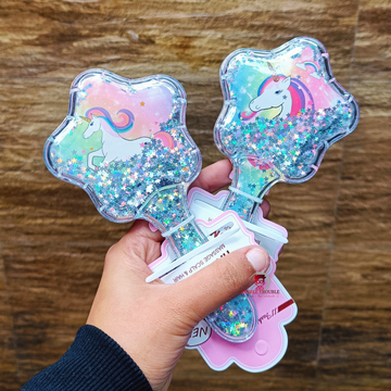 Unicorn Sequence Comb for Girls kids hair accessories (pack of 1, Multicolour) - Puchku.in