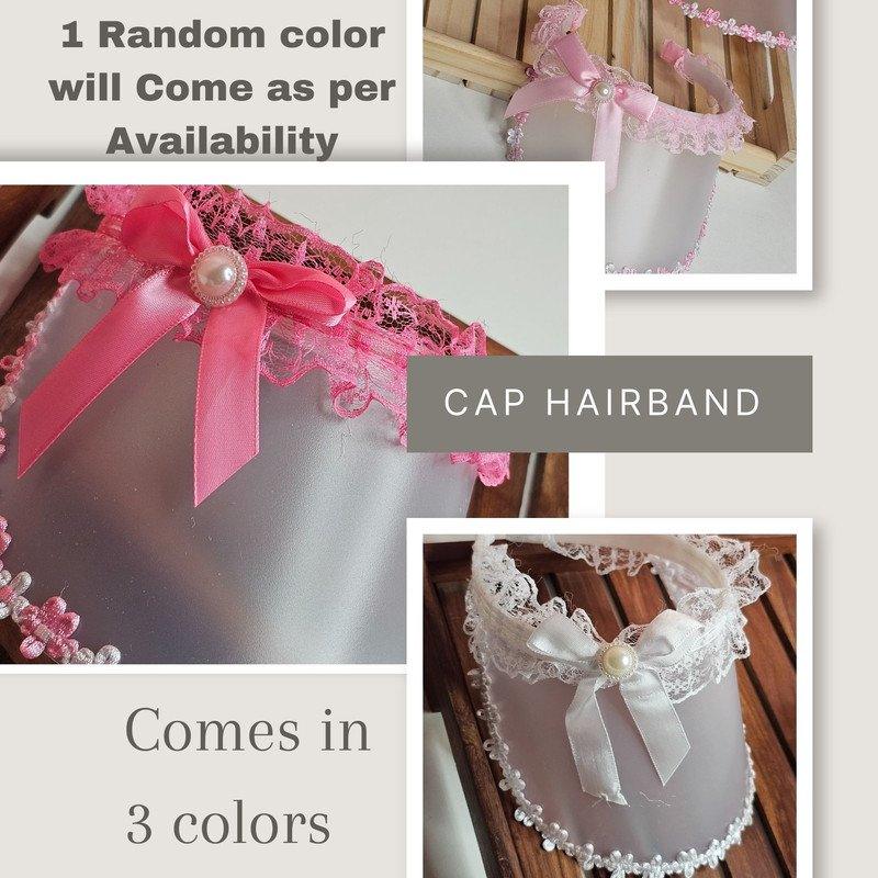 Baby Bow cap Hair band (pack of 1, Multicolor) - Puchku.in