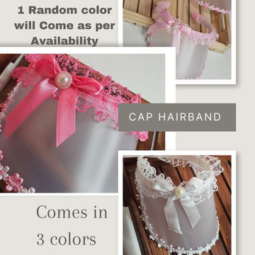 Baby Bow cap Hair band (pack of 1, Multicolor) - Puchku.in