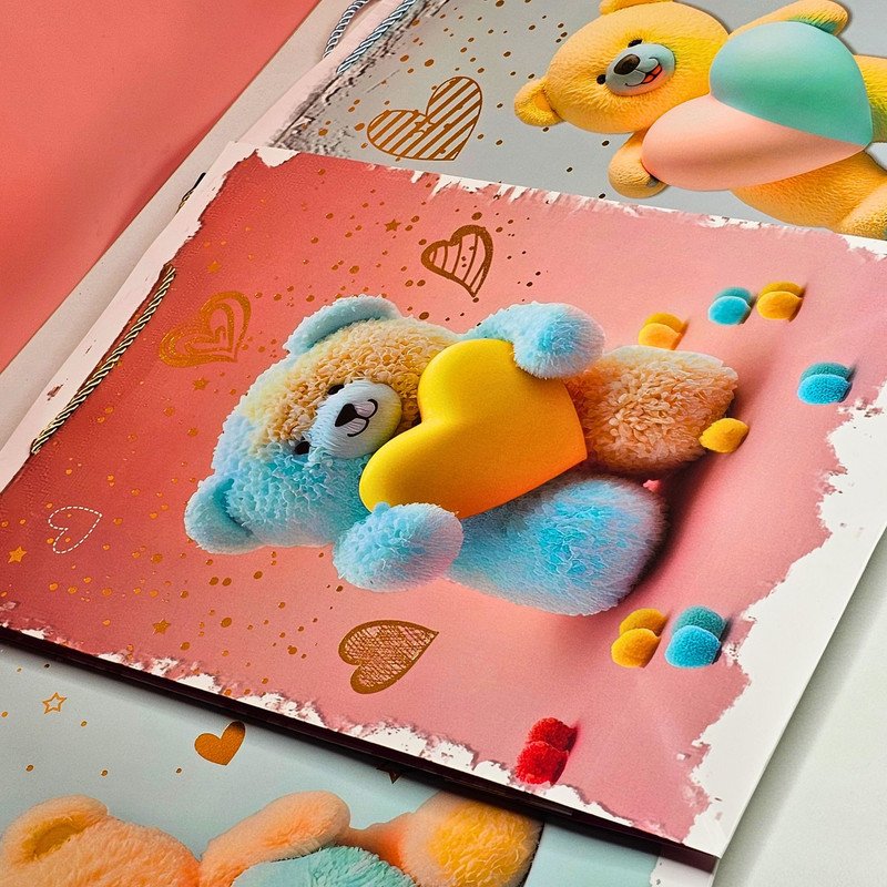 Foil Print Gift Paper Bag ( Pack of 1, Random Design ) - Puchku.in