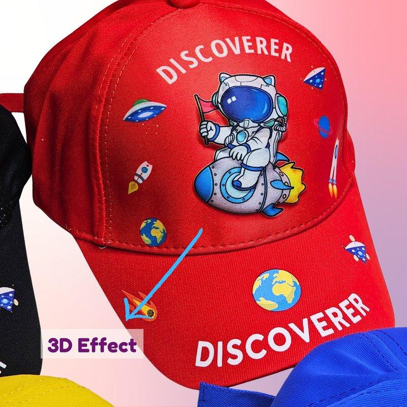 3 D Space Astronaut cap for Boys (Pack of 1, Random Color) - Puchku.in