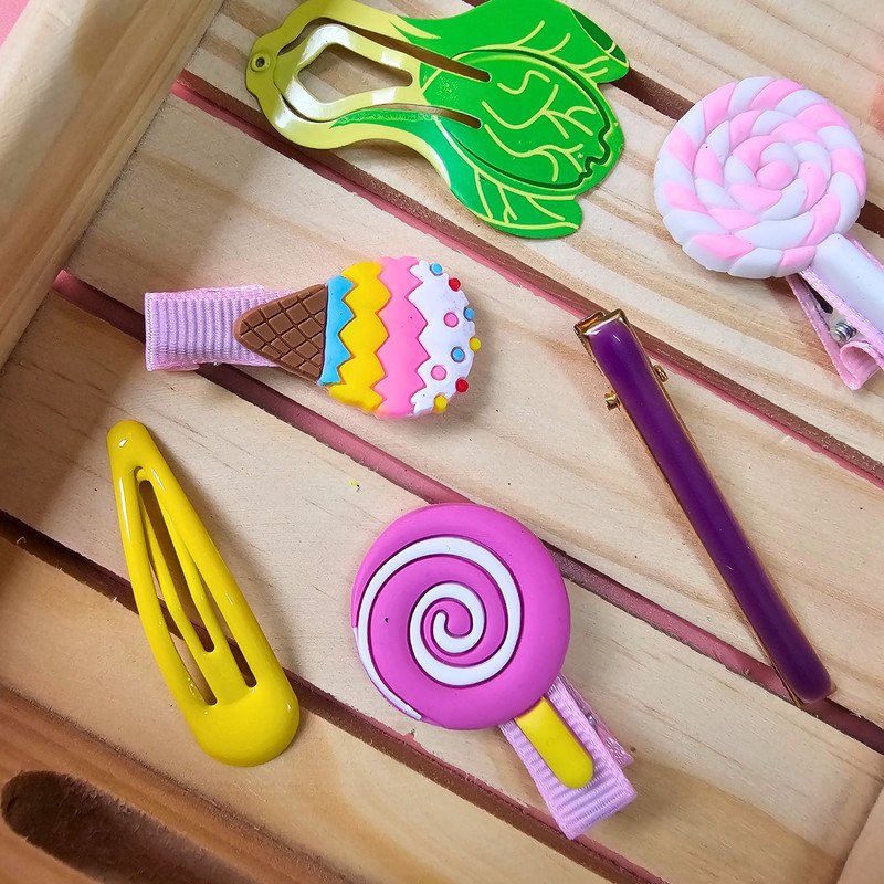 Puchku Candy flower Butterfly Hair Clip (Pack of 1, Multicolor) - Puchku.in