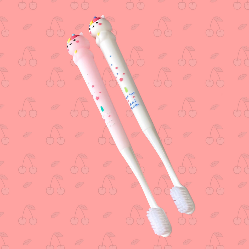 Unicorn Kids Toothbrush Extra Soft Bristles ,Ergonomically Designed Grip For girls (Random design,Pack of 1) - Puchku.in