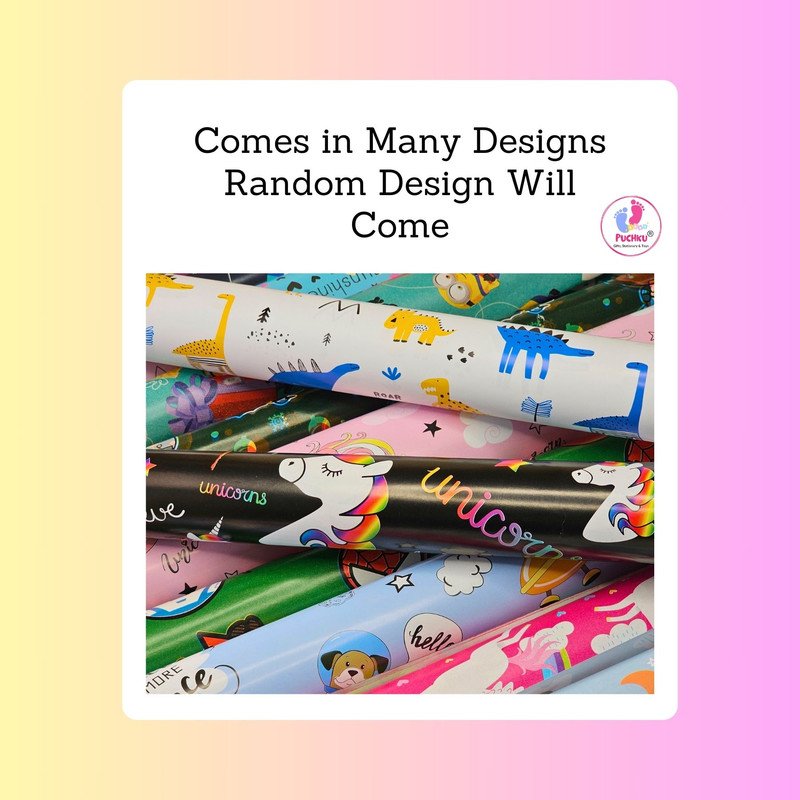Mix Prints Gift Wrapping Paper for Gift Wrap (Random Mix Design , 6 Sheets) - Puchku.in