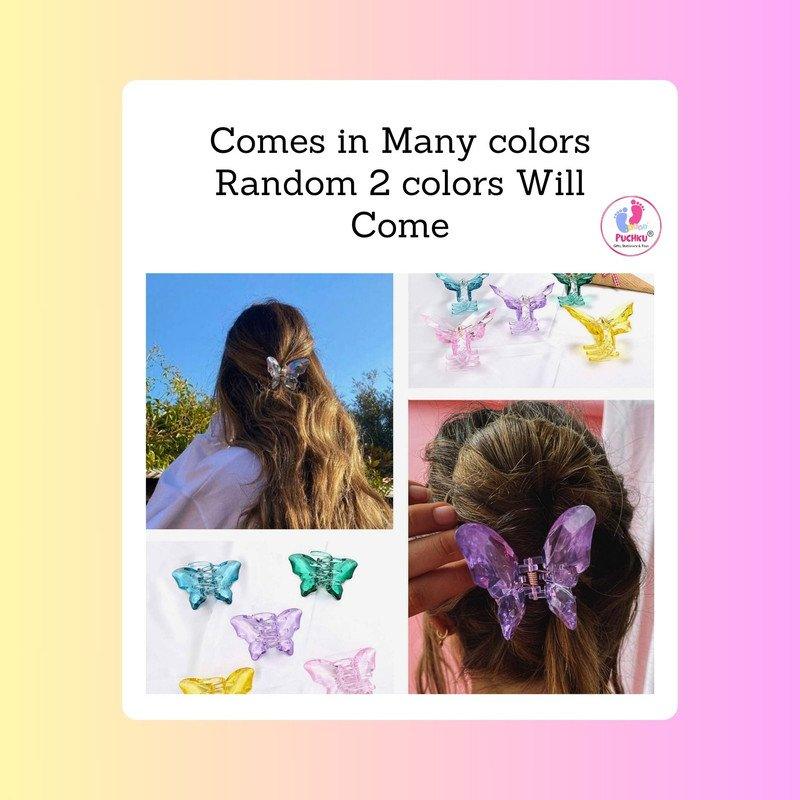 Butterfly clutcher for girls women (Pack of 2, Multicolor) - Puchku.in