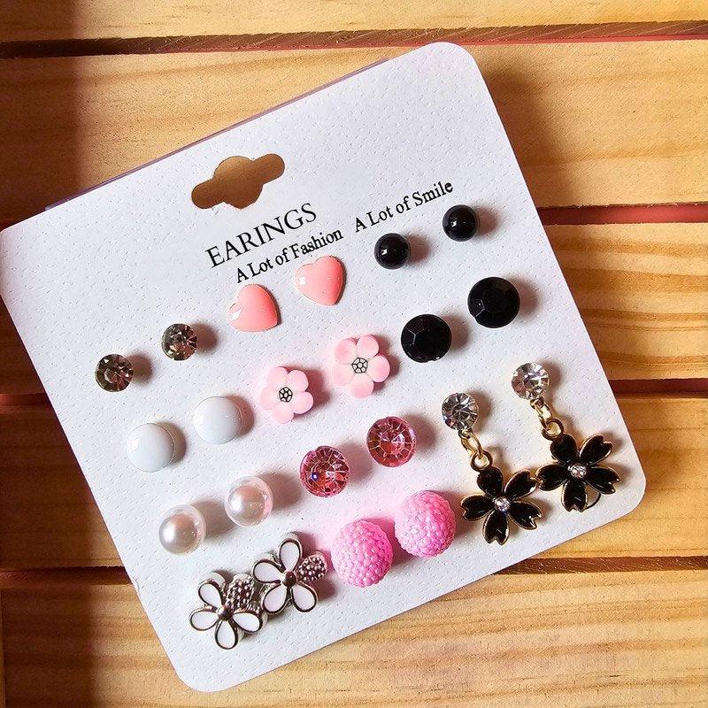 Fashionable earings card for girls kids ( Pack of 1, Multicolor) - Puchku.in