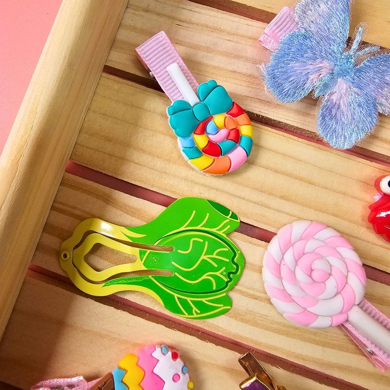 Puchku Candy flower Butterfly Hair Clip (Pack of 1, Multicolor) - Puchku.in