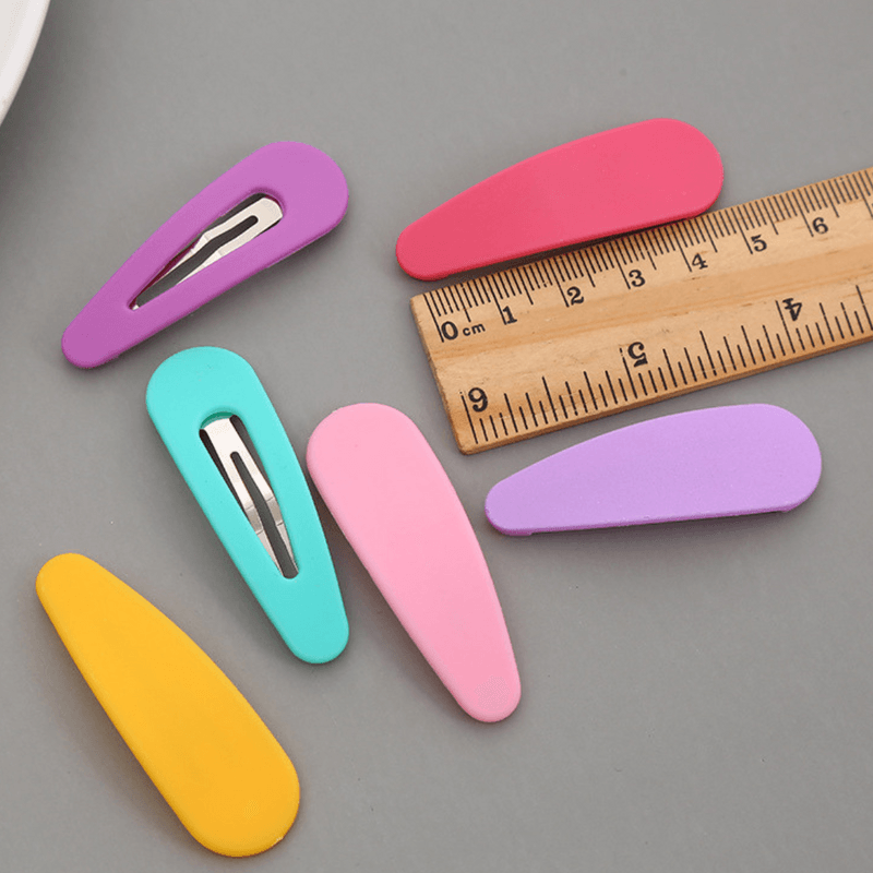 Candy Color Snap Hair Clip Barrettes for Girl Toddler (Pack of 1, Random Design) - Puchku.in