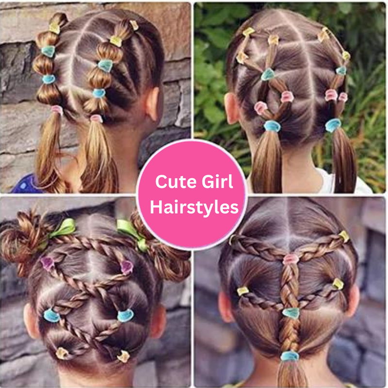 stationery Gift set and Hair ties for girls kids for school (Pack of 2 , Multicolor) - Puchku.in