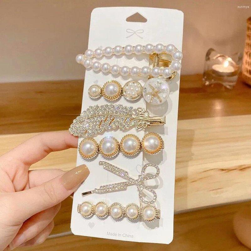 Embellised hair Pin and clip set Partywear casual ( Pack of 1, Multicolor) - Puchku.in