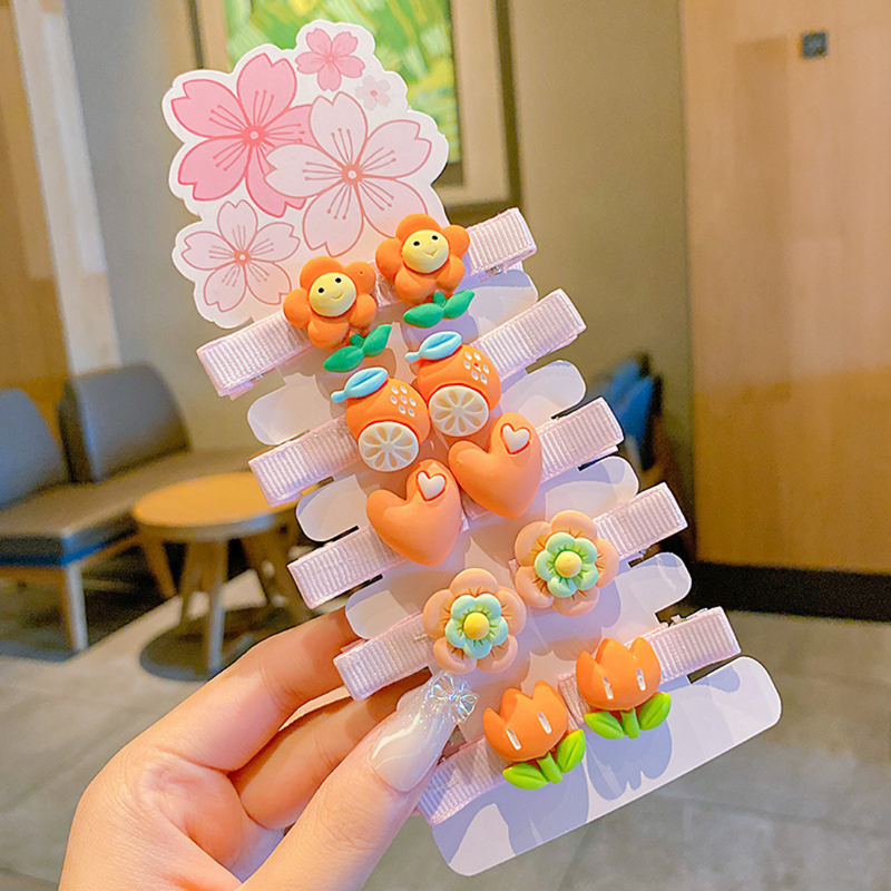 Puchku hair Pin for kids cute cartoon Rainbow (Pack of 1, Random Color & Design) - Puchku.in