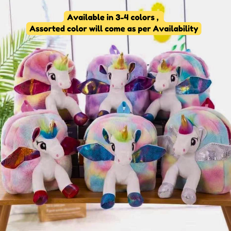 Unicorn bag with stationery Gift set for girls kids for school (Pack of 2 , Multicolor) - Puchku.in