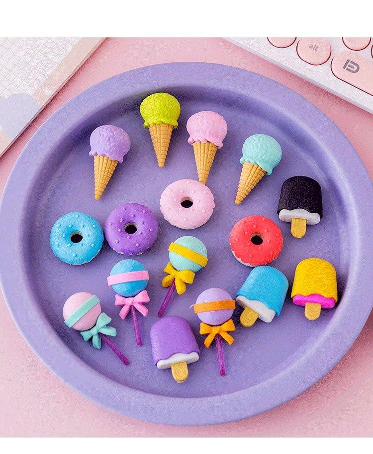 Cute Eraser Set For kids (Pack of 1 , Assorted Design) - Puchku.in